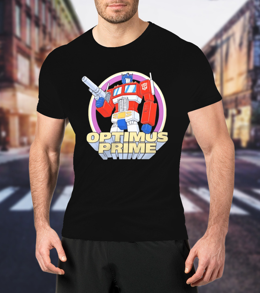 Optimus Prime Classic Animation Retro 80s T-Shirt