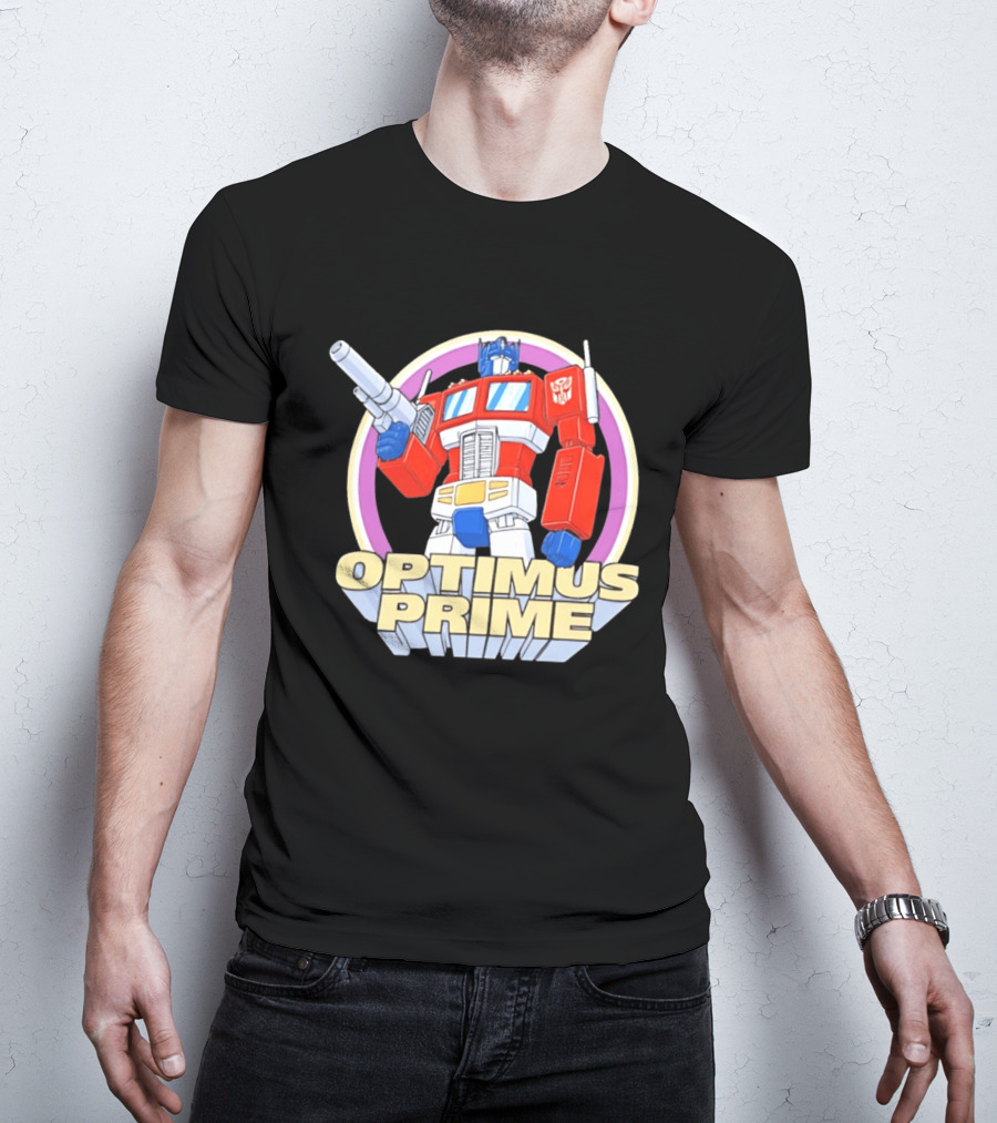 Optimus Prime Classic Animation Retro 80s T-Shirt