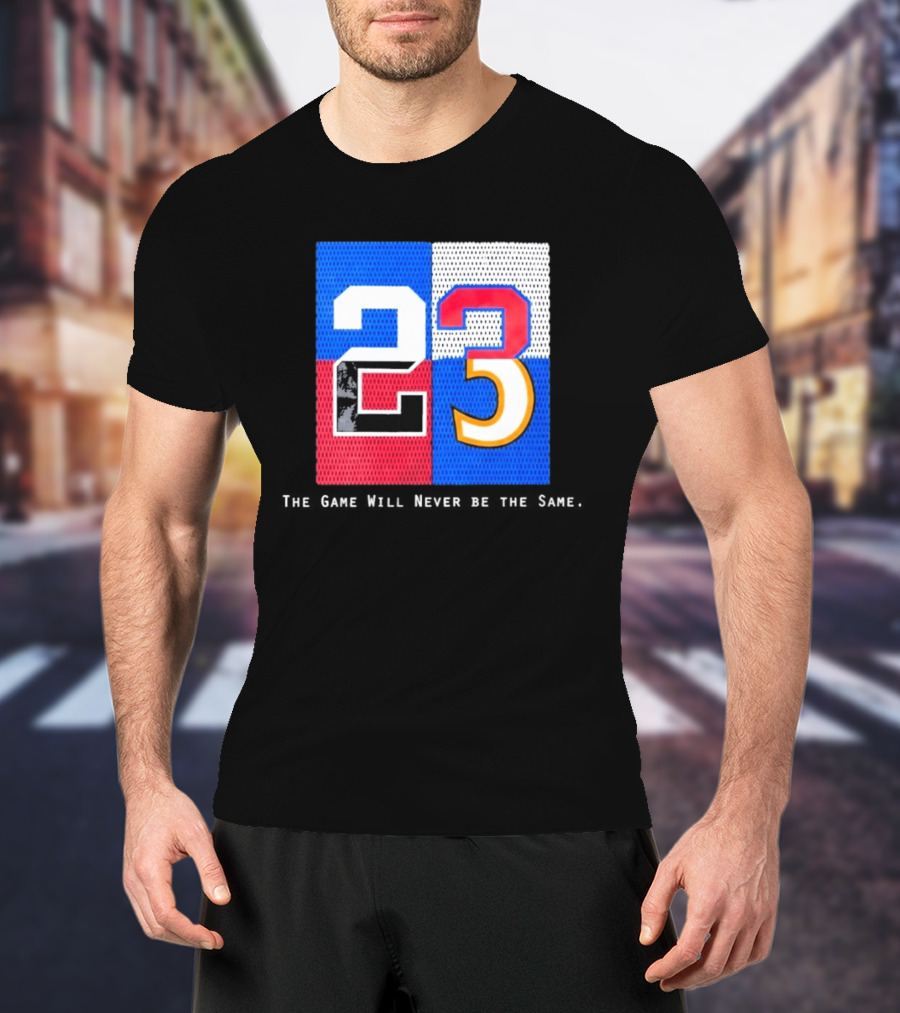 Shota Imanaga 23 The Game Will Never Be The Same Colorful Number Mashup T-Shirt
