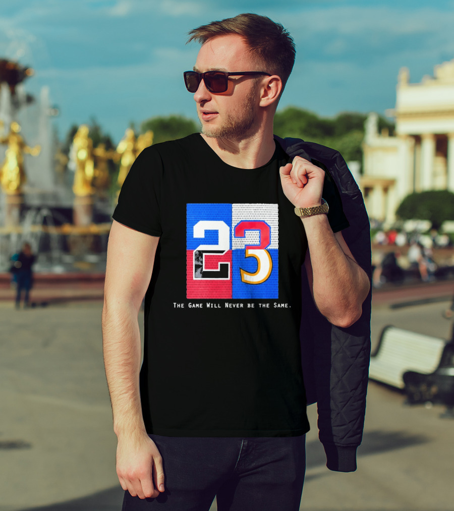 Shota Imanaga 23 The Game Will Never Be The Same Colorful Number Mashup T-Shirt