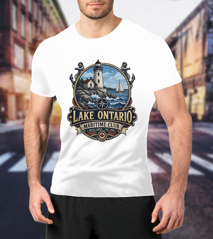 Lake Ontario Maritime Club Great Lakes Nautical Heritage Est. 1908 T-Shirt