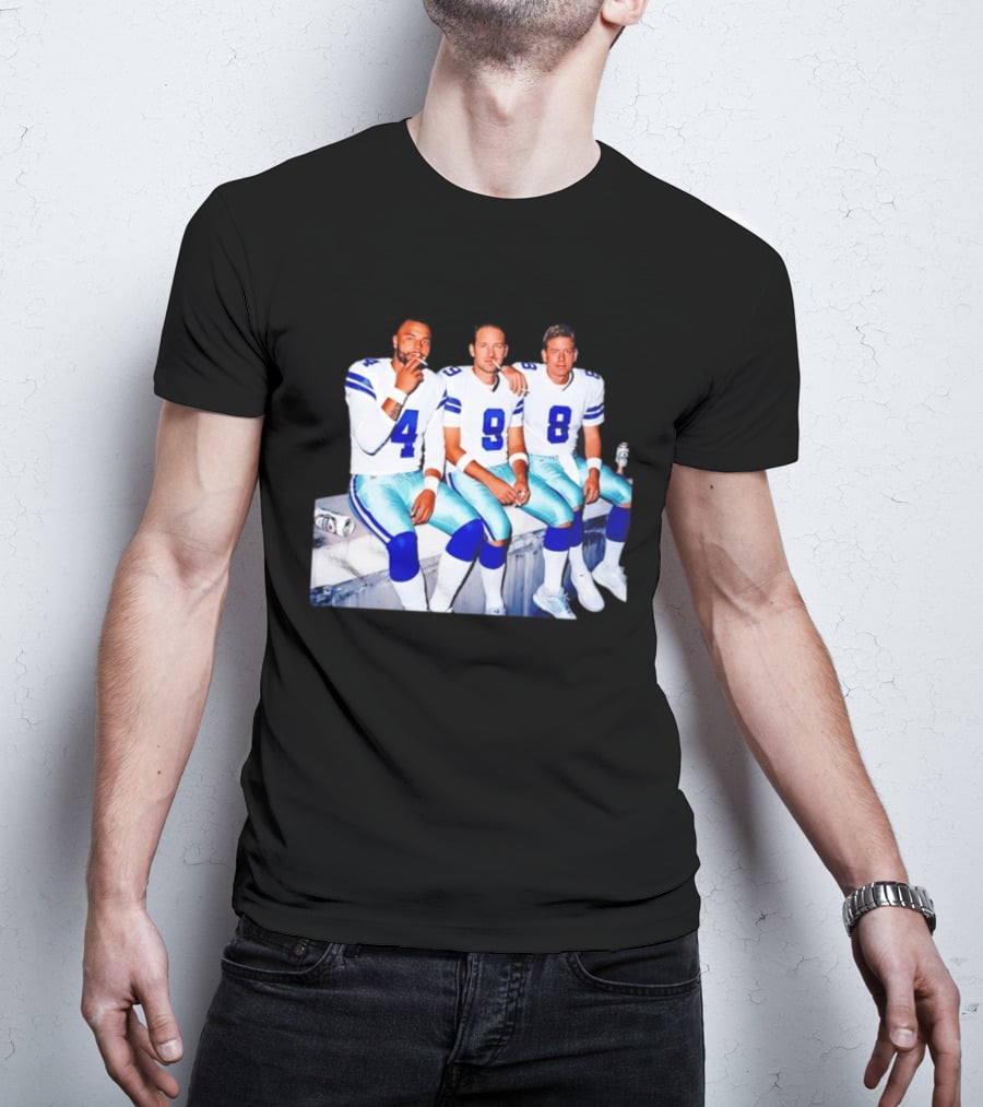Klayton Adams Christian Parker Brandon Aubrey Dallas Cowboys Smoking Jerseys T-Shirt