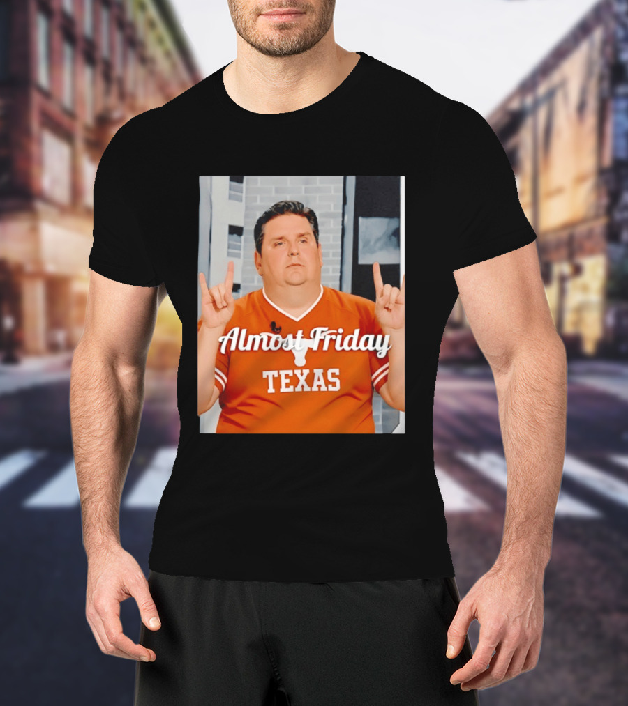 Almost Friday Texas Longhorn Hook 'EM T-Shirt