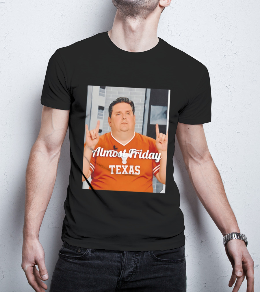 Almost Friday Texas Longhorn Hook 'EM T-Shirt