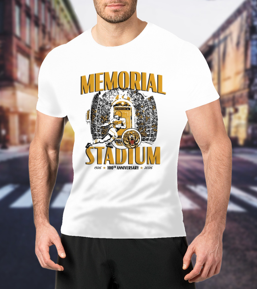 Memorial Stadium Missouri Tigers Football 100th Anniversary 1916 2016 T-Shirt
