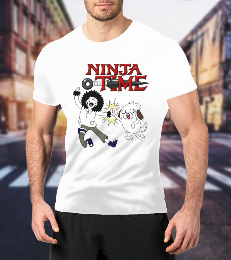 Ninja Time Kiba Inuzuka And Akamaru High Five Adventure T-Shirt