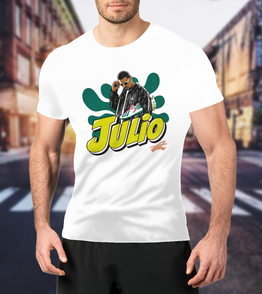 Julio Sneaker Style Hispanic Heritage Mariners T-Shirt