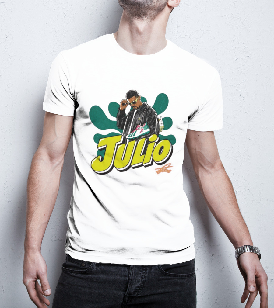 Julio Sneaker Style Hispanic Heritage Mariners T-Shirt