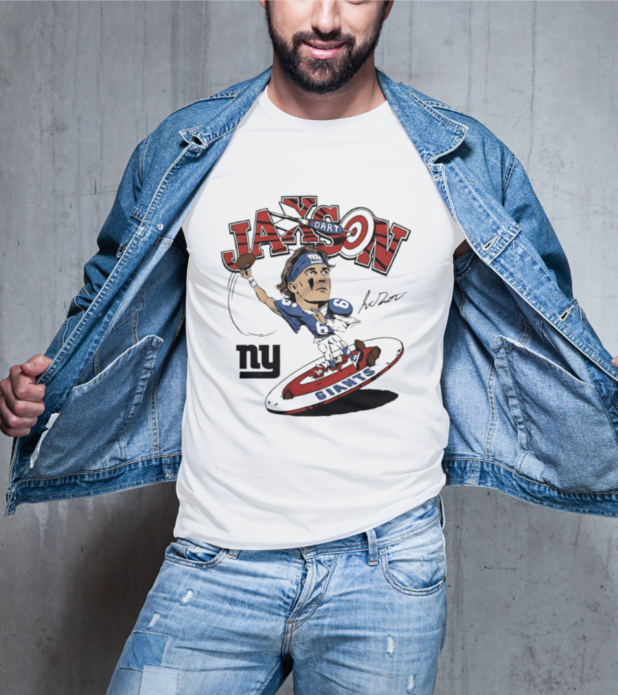 Jaxson New York Giants Football Caricature Ny Giants T-Shirt