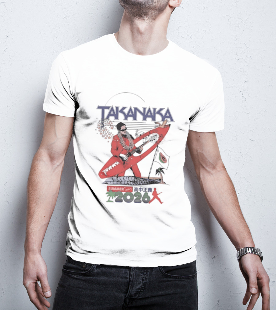 Takanaka Summer Tour 2026 Masayoshi Takanaka Guitar T-Shirt
