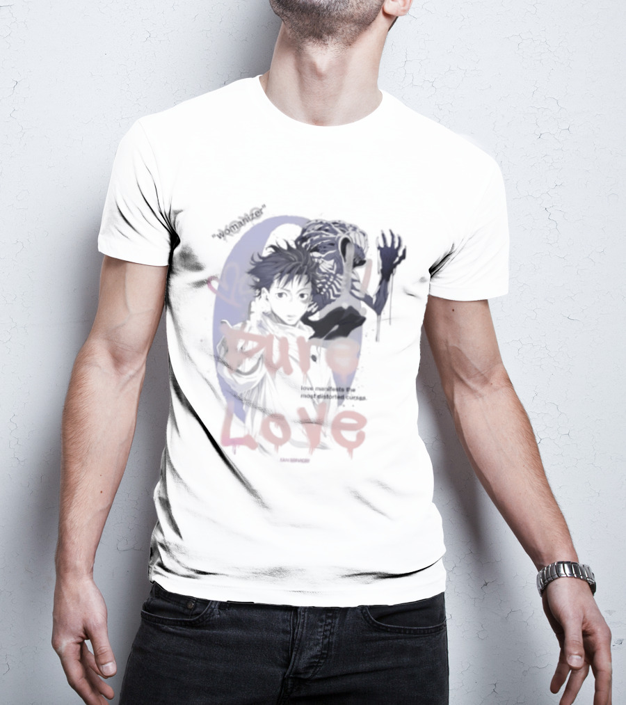 Yuta Okkotsu Pure Love Manifests Distorted Curses Womanizer Service T-Shirt