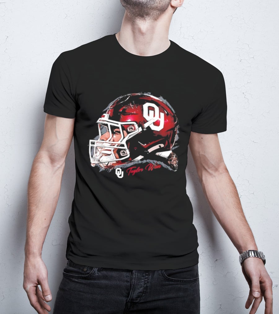 Oklahoma Sooners Football OU Helmet Taylor Wein T-Shirt