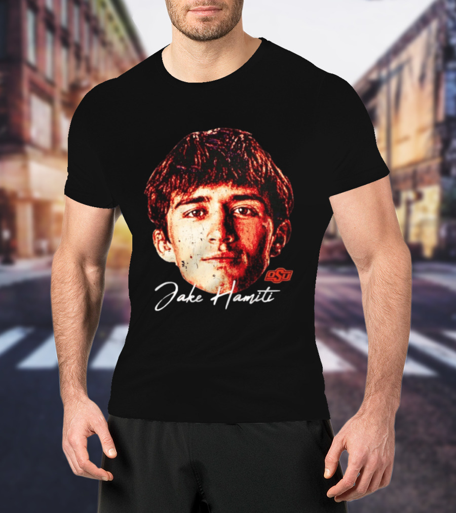 Jake Hamiti Oklahoma State Wrestling OSU Swag T-Shirt