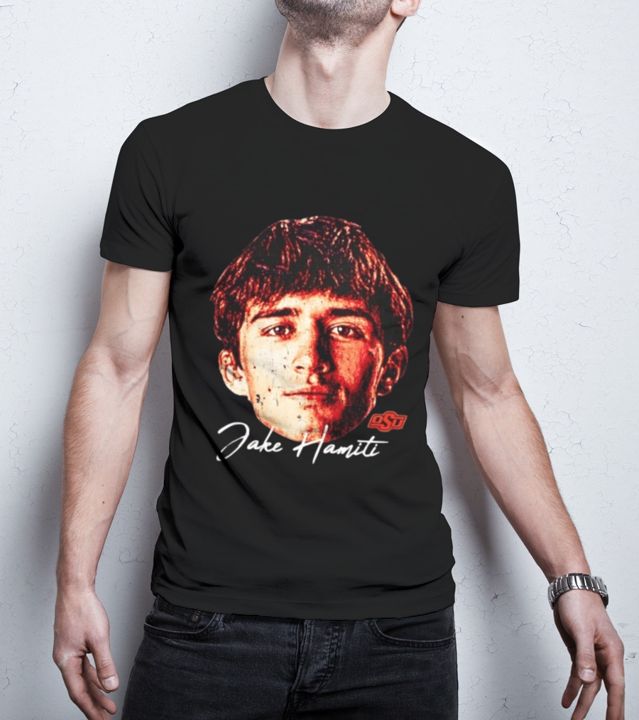 Jake Hamiti Oklahoma State Wrestling OSU Swag T-Shirt