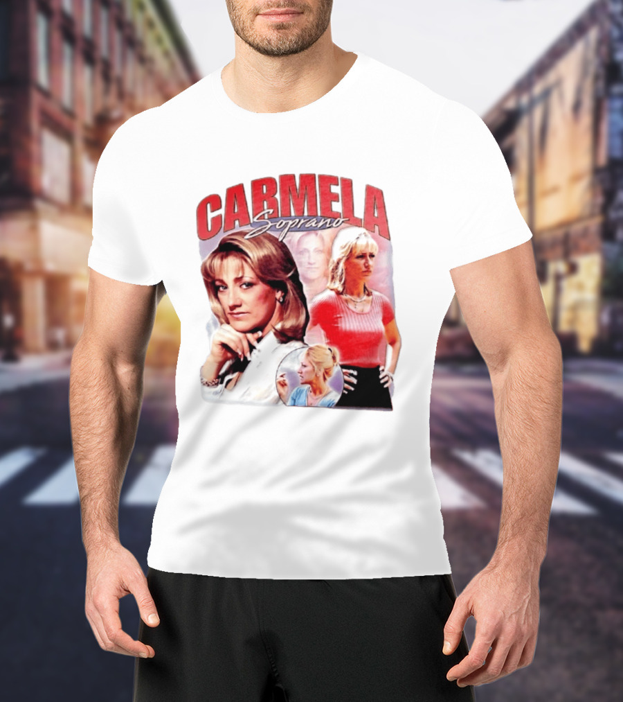 Carmela Soprano Character Collage T-Shirt