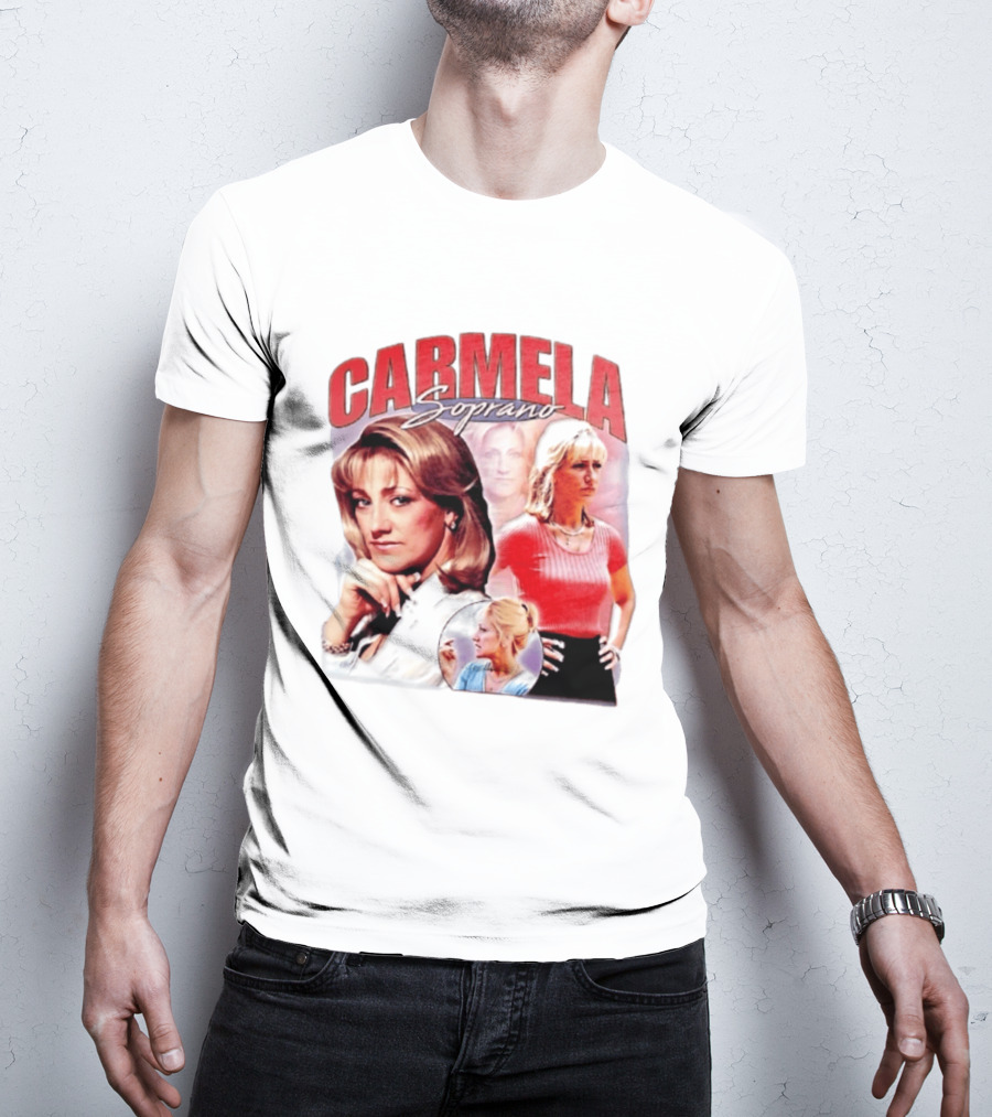 Carmela Soprano Character Collage T-Shirt
