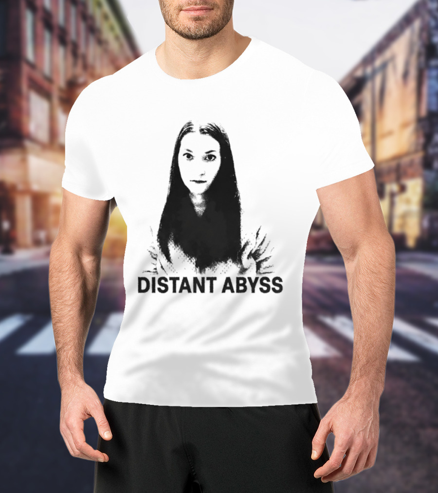 Distant Abyss Gothic Dark Aesthetic Minimalist T-Shirt