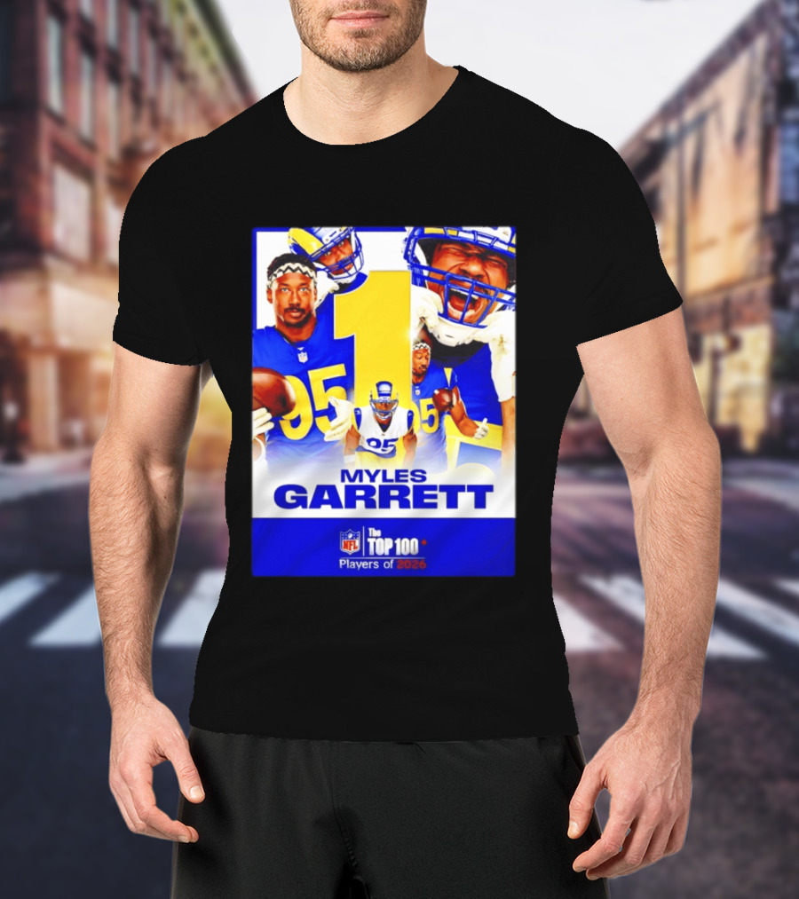 Myles Garrett Rams NFL Top 100 Players 2026 T-Shirt