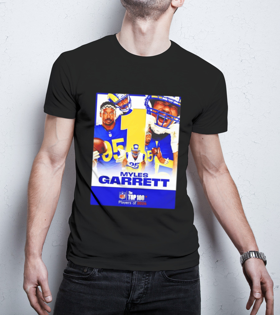 Myles Garrett Rams NFL Top 100 Players 2026 T-Shirt