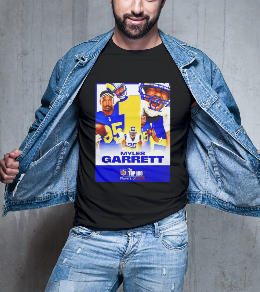 Myles Garrett Rams NFL Top 100 Players 2026 T-Shirt