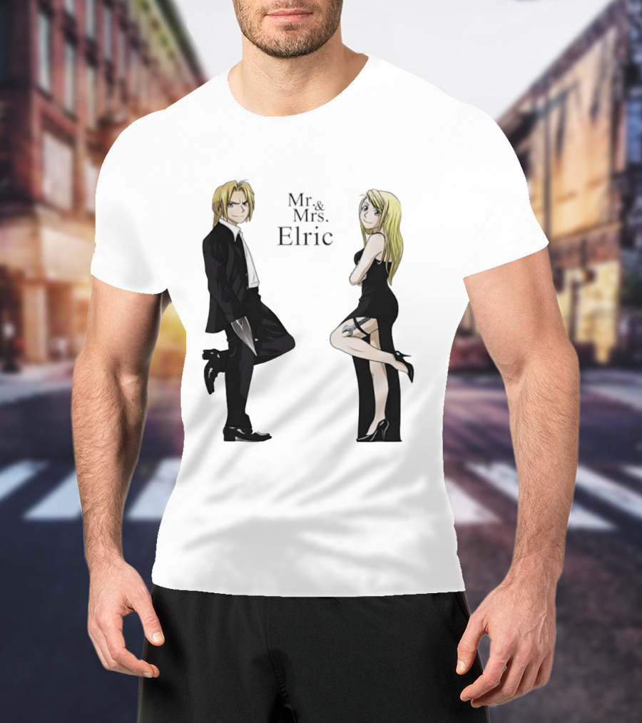 Edward Elric And Winry Rockbell Mr. And Mrs. Elric T-Shirt