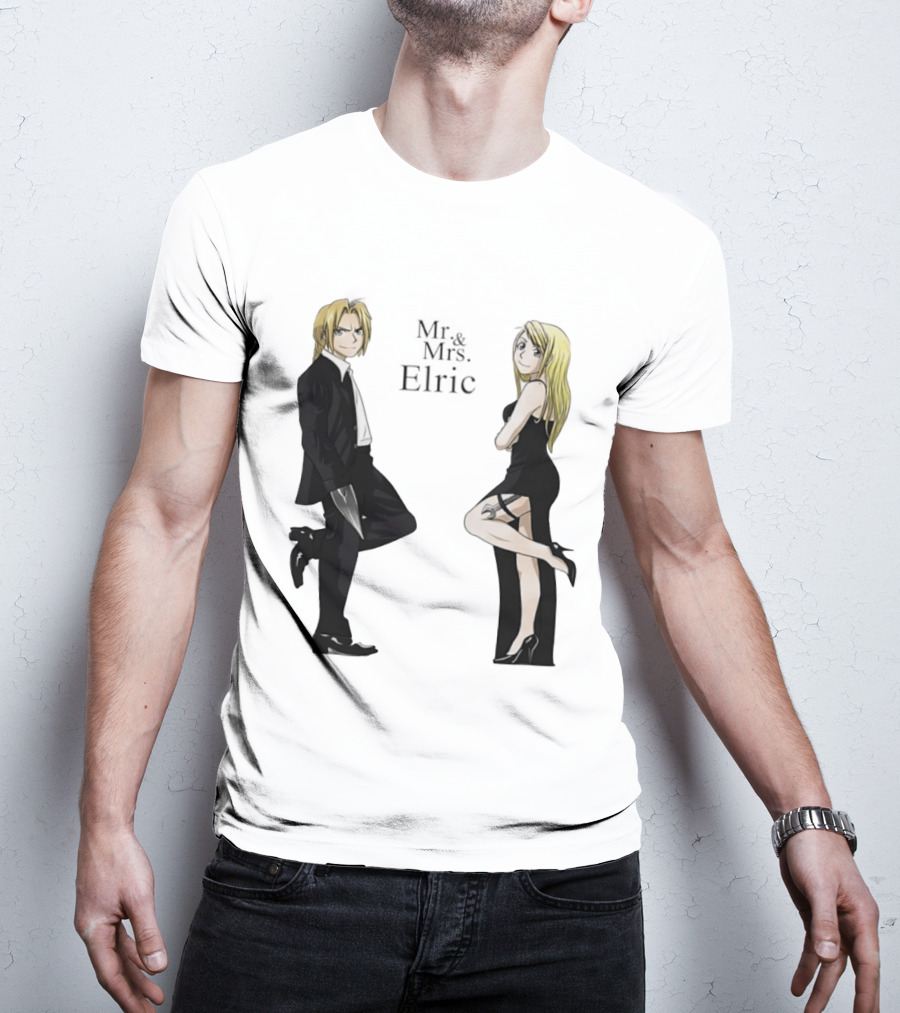 Edward Elric And Winry Rockbell Mr. And Mrs. Elric T-Shirt