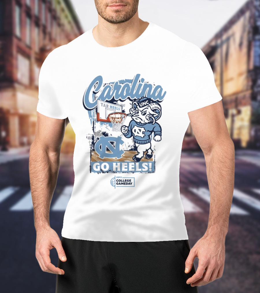 Carolina Tar Heels UNC 2026 College GameDay Go Heels T-Shirt