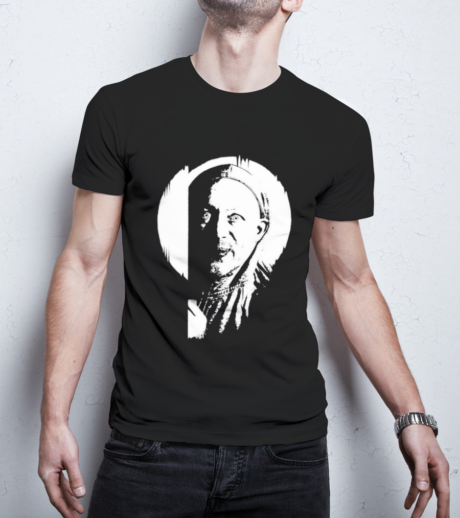 Curious Guy Limmy's Homemade Show Scottish Comedy Stencil T-Shirt