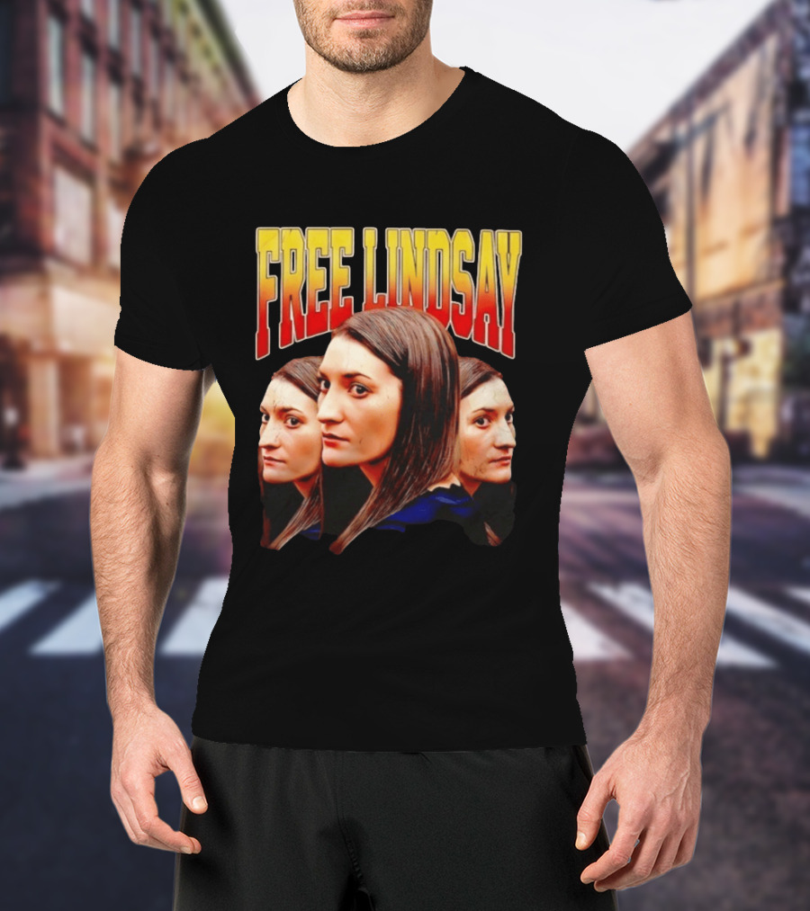 FREE LINDSAY Clancy Multiple Faces T-Shirt