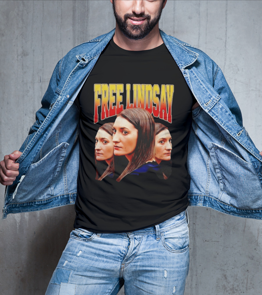 FREE LINDSAY Clancy Multiple Faces T-Shirt