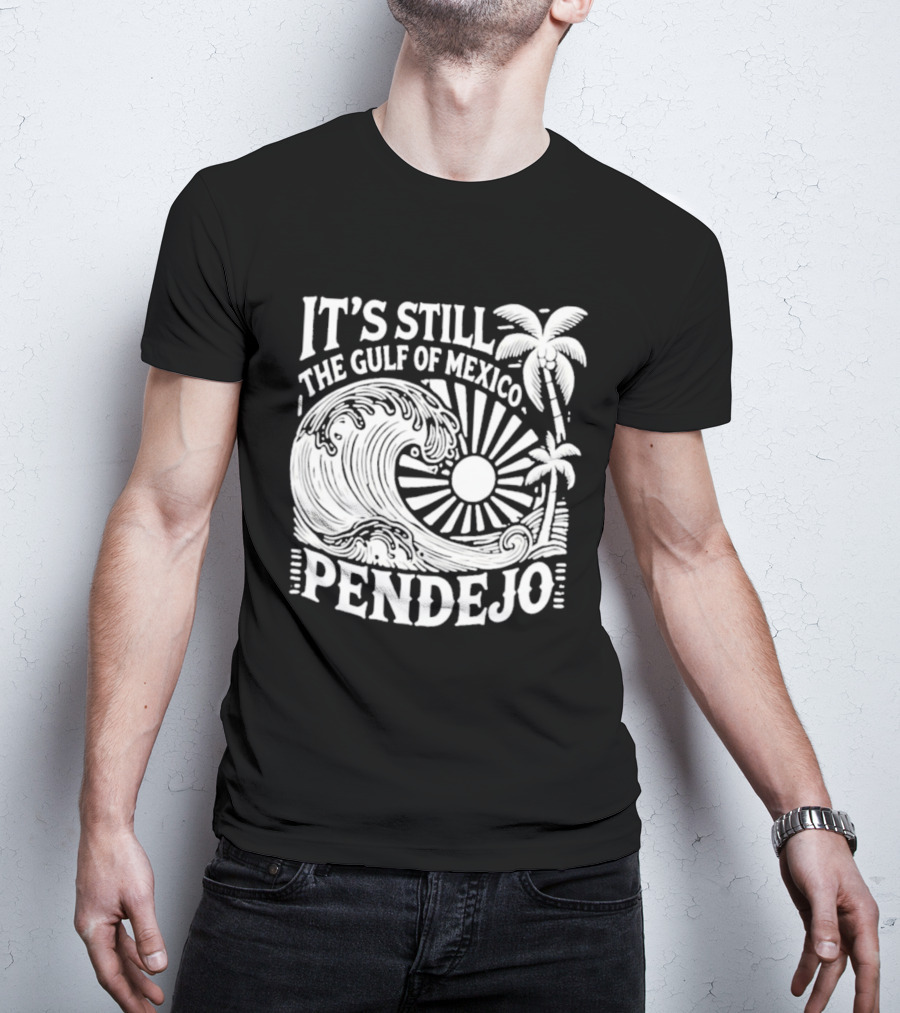 It's Still The Gulf Of Mexico Pendejo Wave Palm Sun T-Shirt