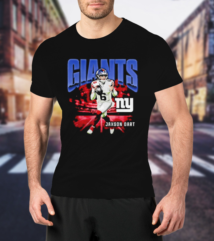 Jaxson Dart New York Giants Football Giants Ny T-Shirt