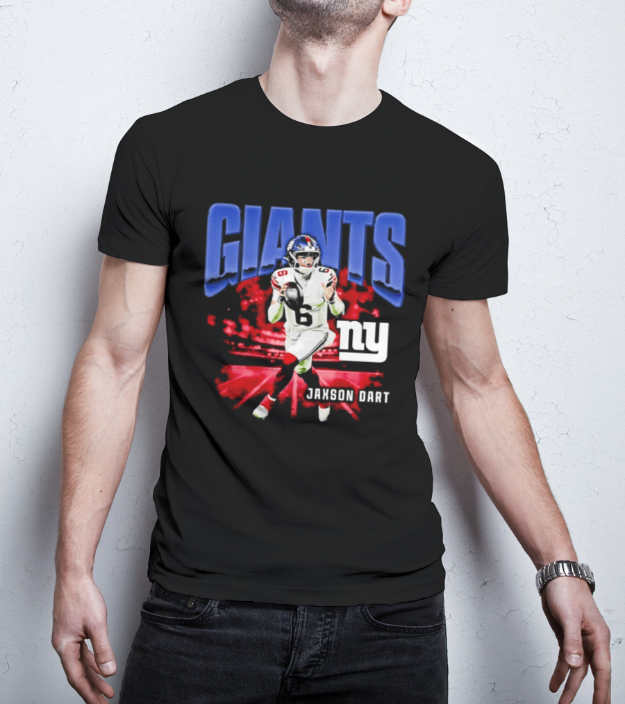 Jaxson Dart New York Giants Football Giants Ny T-Shirt