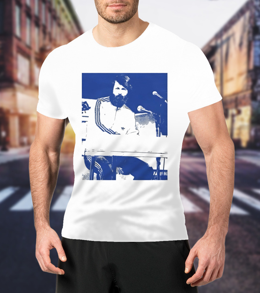 Brian Wilson Piano Microphone Live Performance T-Shirt
