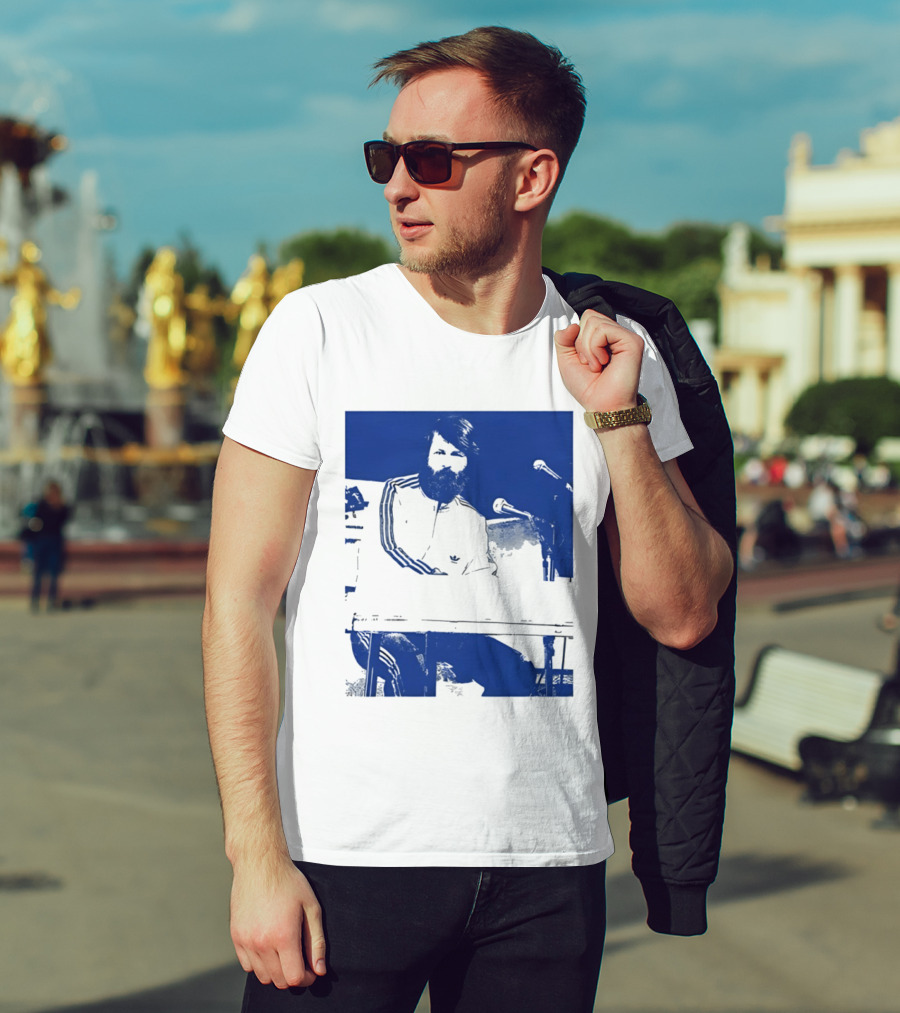 Brian Wilson Piano Microphone Live Performance T-Shirt