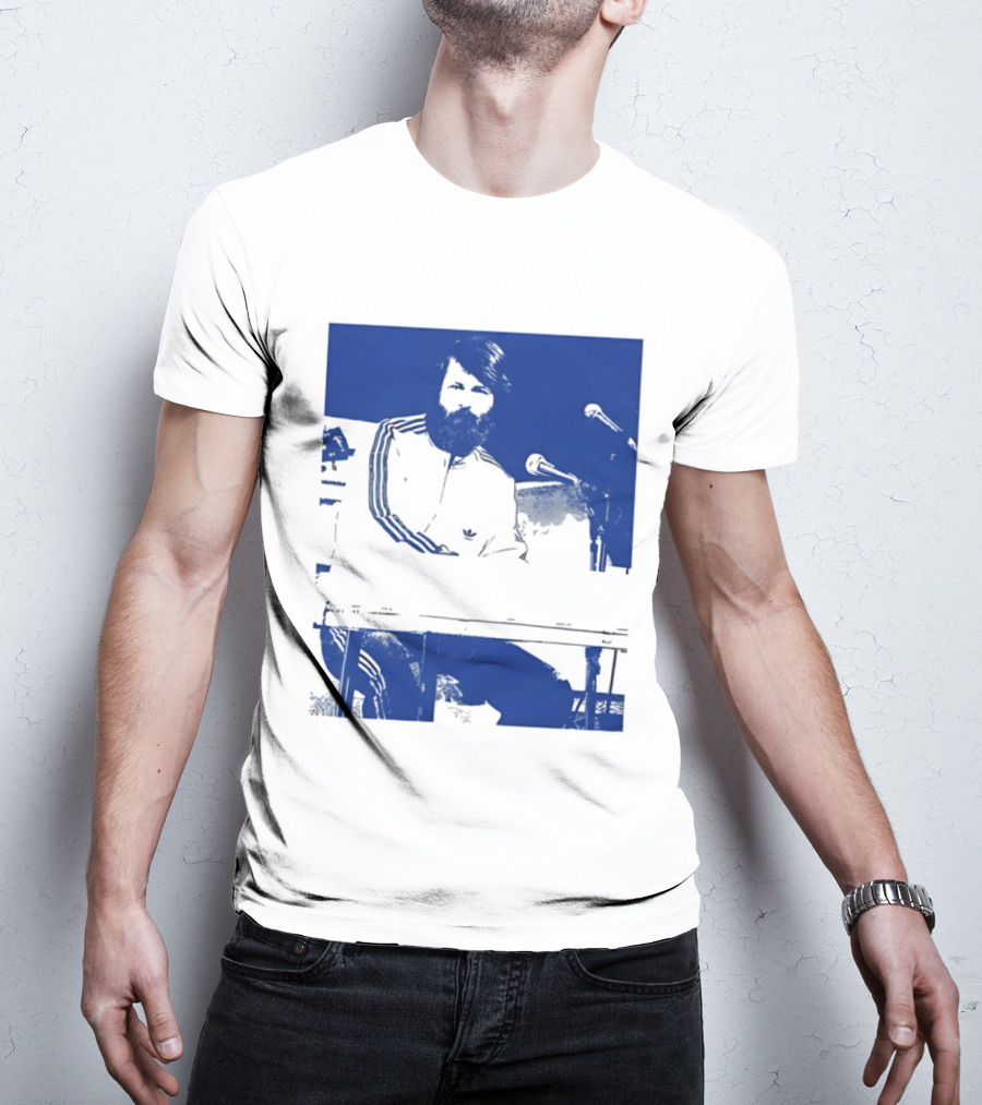 Brian Wilson Piano Microphone Live Performance T-Shirt