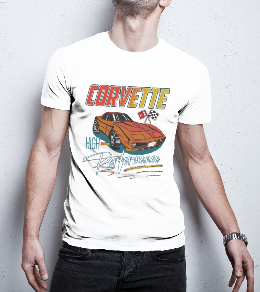 Corvette High Performance Racing Car T-Shirt