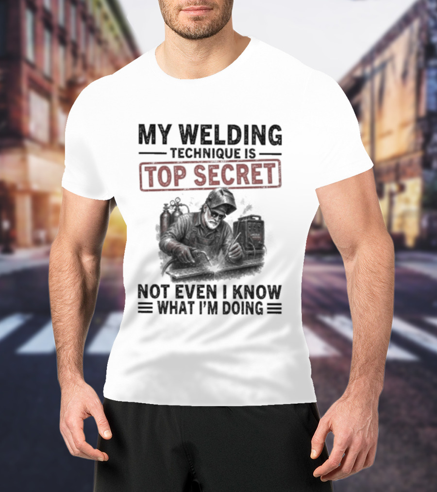 My Welding Technique Is Top Secret Not Even I Know What I'm Doing T-Shirt