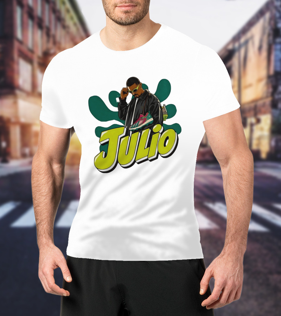 Seattle Mariners Julio Rodriguez Sneaker T-Shirt