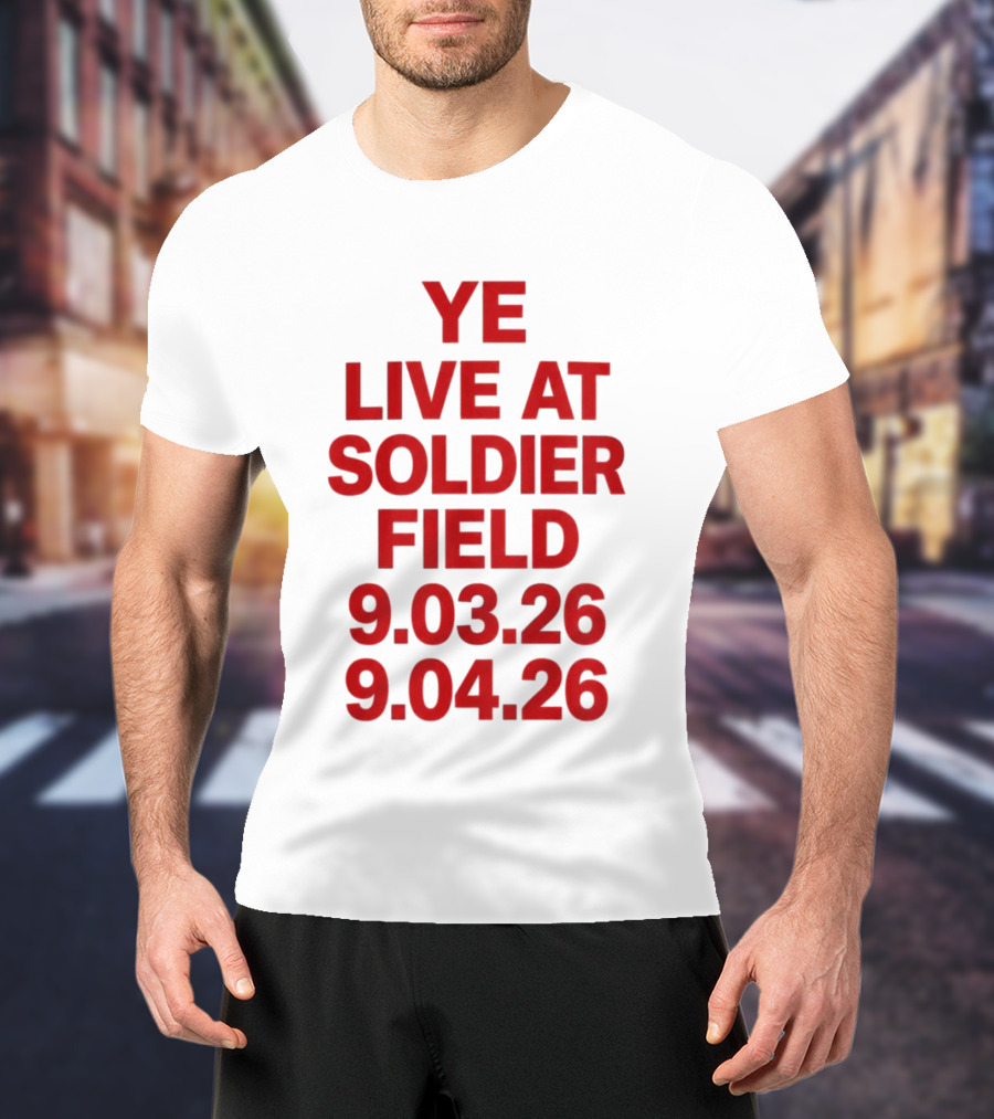 Ye Live At Soldier Field 9.03.26 9.04.26 T-Shirt