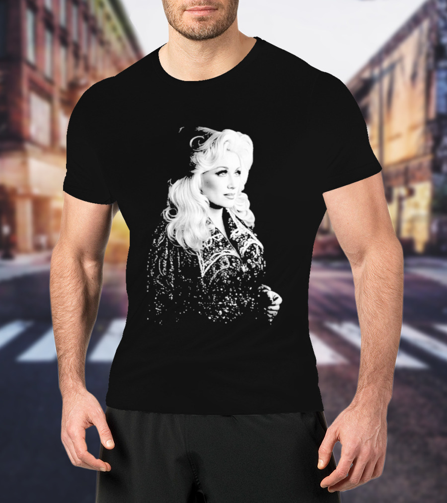 Glamorous Dolly Parton Vintage Style Image T-Shirt
