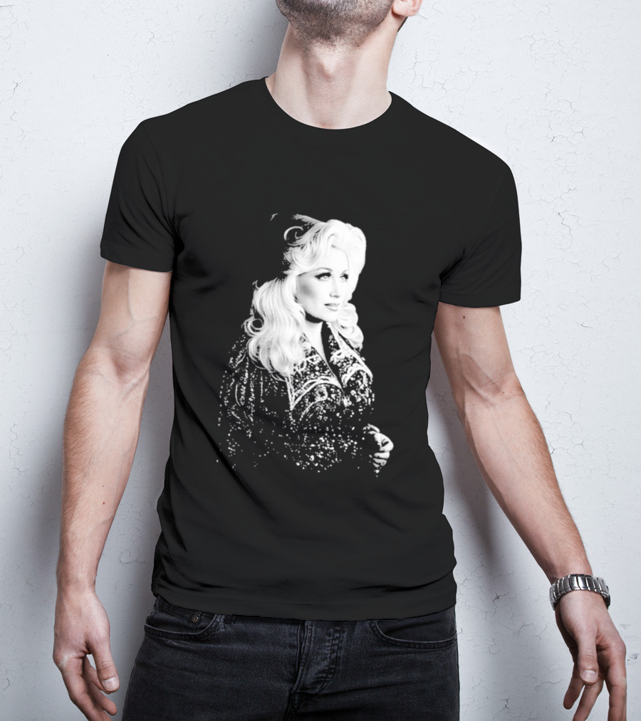 Glamorous Dolly Parton Vintage Style Image T-Shirt
