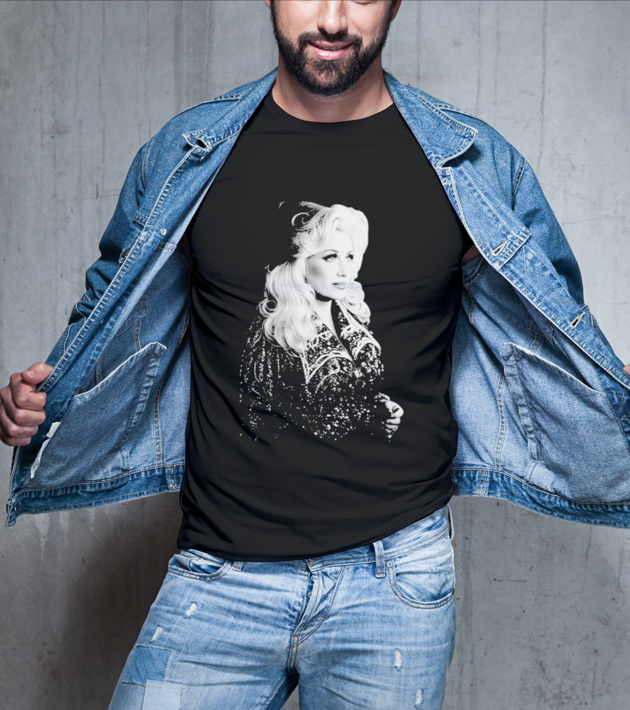 Glamorous Dolly Parton Vintage Style Image T-Shirt