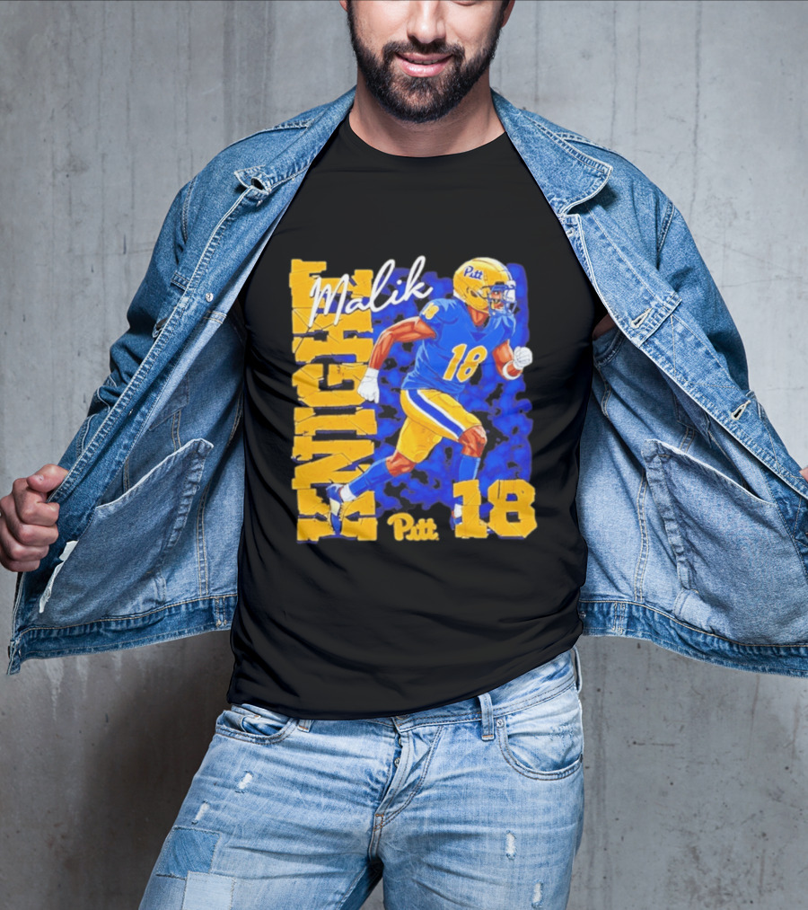Malik Knight 18 Pitt Panthers Football Player T-Shirt