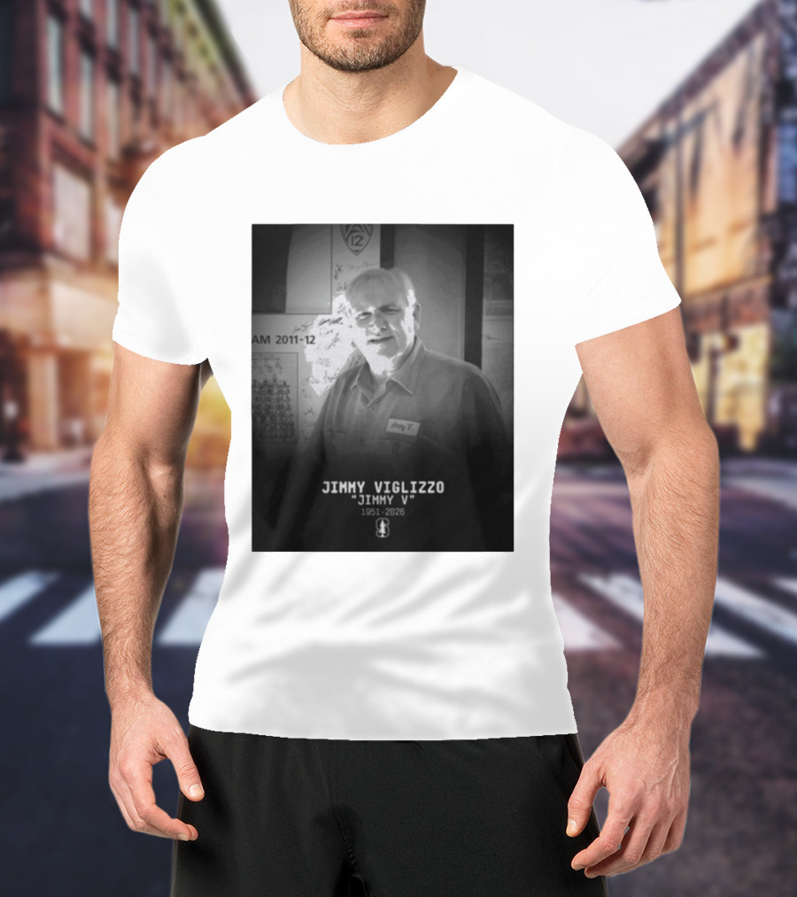 Jimmy Viglizzo "Jimmy V" 1951 2026 Commemoration Stanford Connection T-Shirt