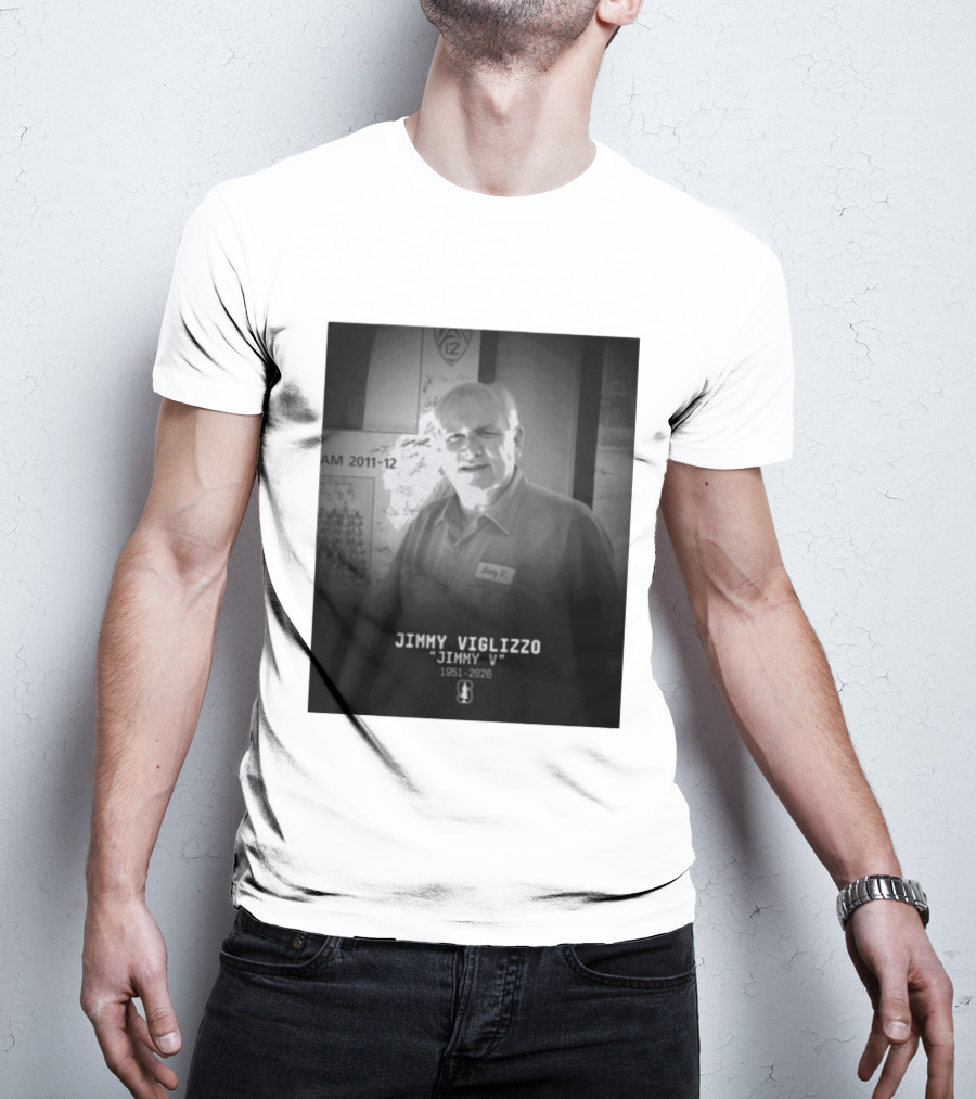 Jimmy Viglizzo "Jimmy V" 1951 2026 Commemoration Stanford Connection T-Shirt
