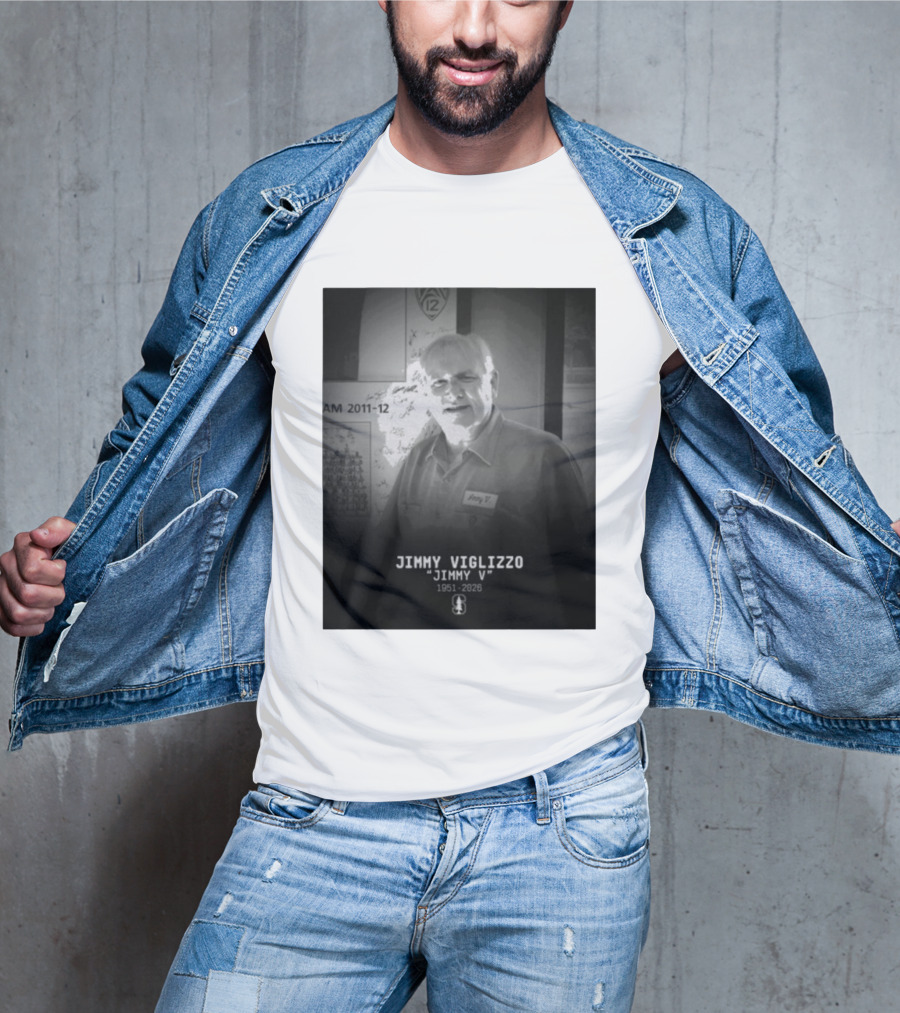 Jimmy Viglizzo "Jimmy V" 1951 2026 Commemoration Stanford Connection T-Shirt