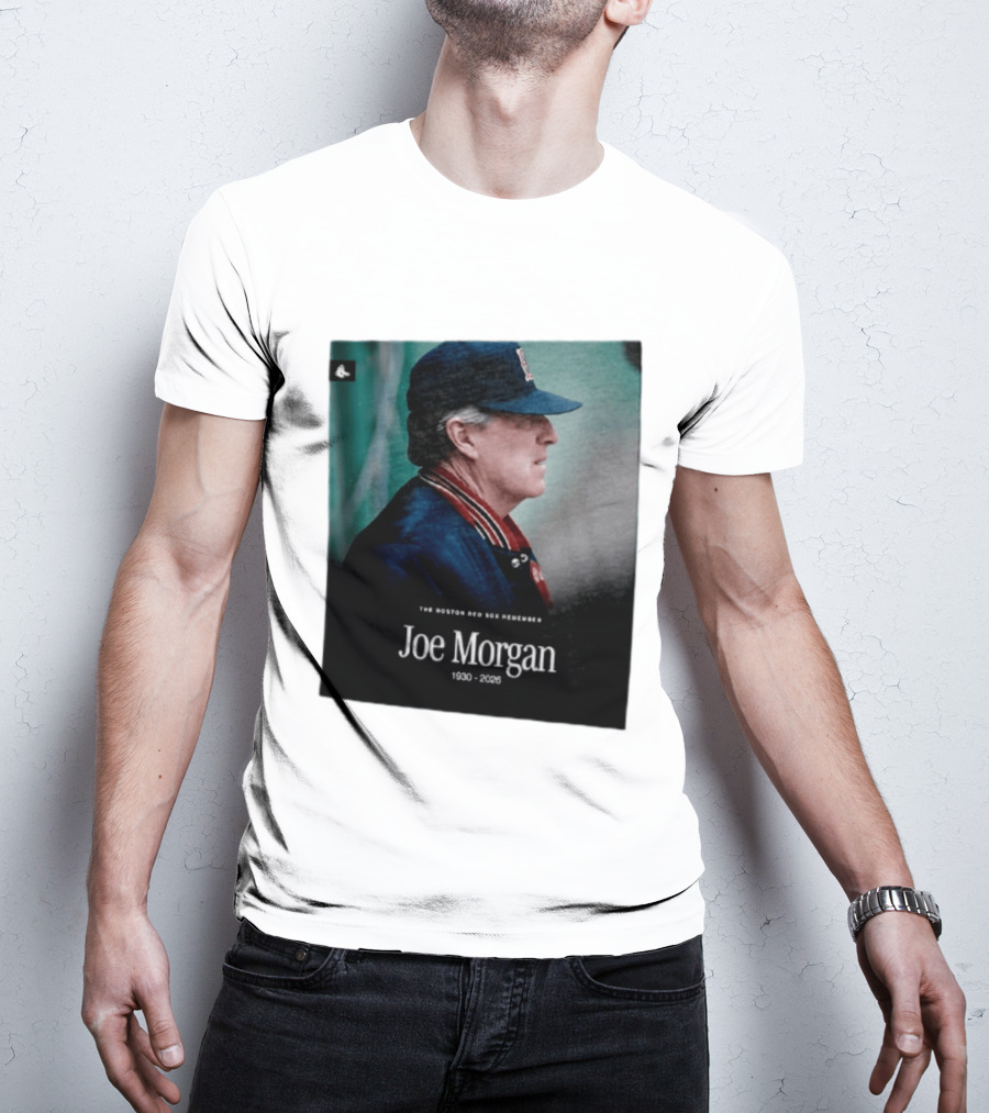 Boston Red Sox Honor Joe Morgan 1930 2026 MLB Memoriam T-Shirt
