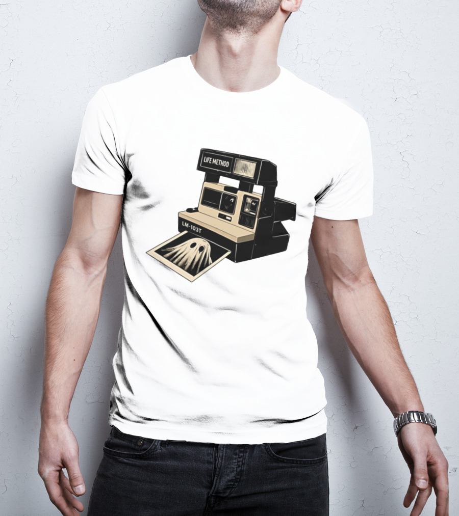 Life Method LM103T Ghost Polaroid Camera Instant Photography Film T-Shirt