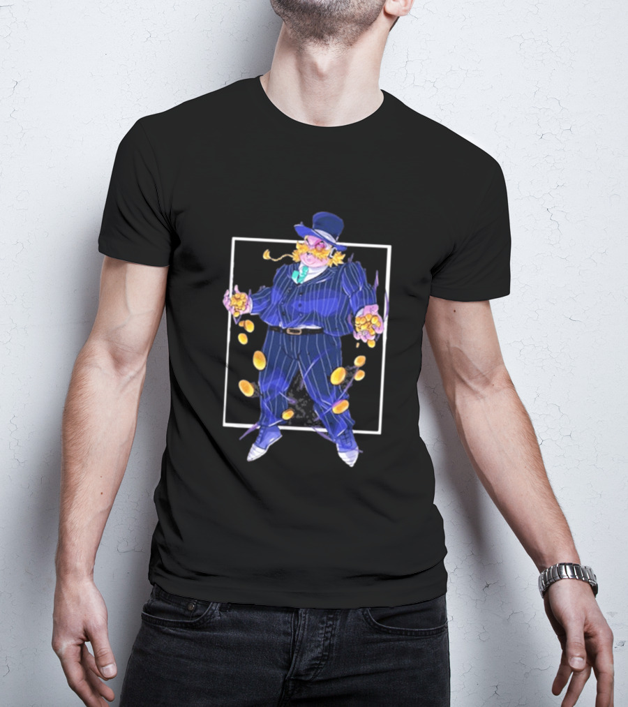 Dropout Mr Moneybags Top Hat Suit Coins September 2026 T-Shirt
